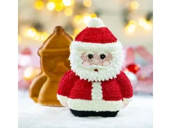 Decora Backform 3d Weihnachtsmann 3d, Metall, Grau, Antihaftung