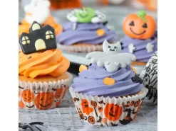 Decora Muffin-Backform Halloween ø 5 cm, Weiss, 1 Stück