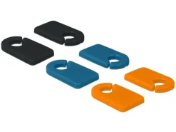 Delock Kabel-Clip 5.0 mm Beschriftbar, 6 Stück Mehrfarbig