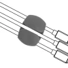Delock Kabel-Clip 14 mm, 3x2 Stück, weiss, grau, schwarz