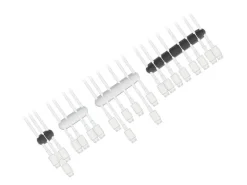 Delock Kabelhalter Kombi Set 4 Stück