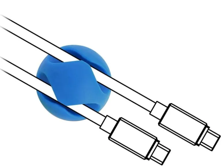 Delock Kabelhalter 4 mm, 5x2 Stück, farbig, 2 Durchführungen