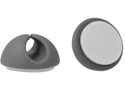 Delock Kabelhalter 6.5 mm 2x3 Stück, grau&weiss