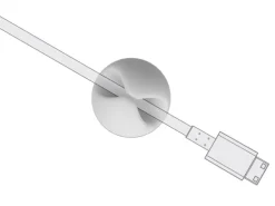 Delock Kabelhalter 6.5 mm 2x3 Stück, grau&weiss