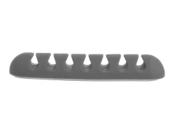 Delock Kabelhalter 4 mm, 3x2 Stück, weiss, grau, schwarz, 7 Durchf