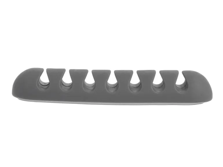 Delock Kabelhalter 4 mm, 3x2 Stück, weiss, grau, schwarz, 7 Durchf