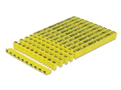 Delock Kabelkennzeichnung Clips A-Z gelb, 10x 26 Stück
