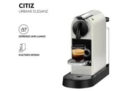 De'Longhi Kaffeemaschine Nespresso CitiZ EN167.W Weiss