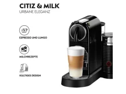 De'Longhi Kaffeemaschine Nespresso CitiZ & Milk EN267.BAE Schwarz