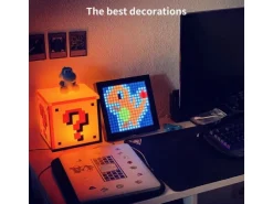 Divoom Pixoo 16 x 16 Pixel Art LED Display Schwarz