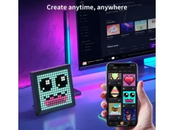 Divoom Pixoo 16 x 16 Pixel Art LED Display Schwarz