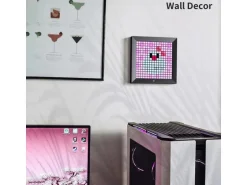 Divoom Pixoo 16 x 16 Pixel Art LED Display Schwarz