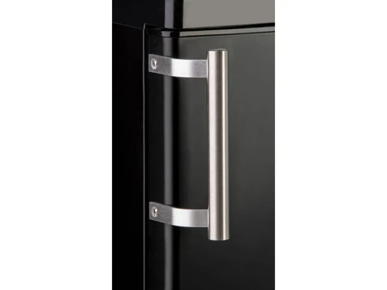 Domo Gefrierschrank DO91132F Schwarz Rechts, Wechselbar