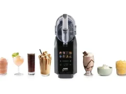 Domo Glacemaschine DO9308I 1.8 l, Schwarz/Silber