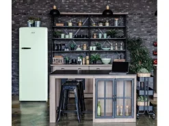 Domo Kühlschrank DO91701R Hellgrün, Rechts
