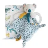 DouDou et compagnie Geschenkset Koala Rassel mit Schmusetuch 22 cm