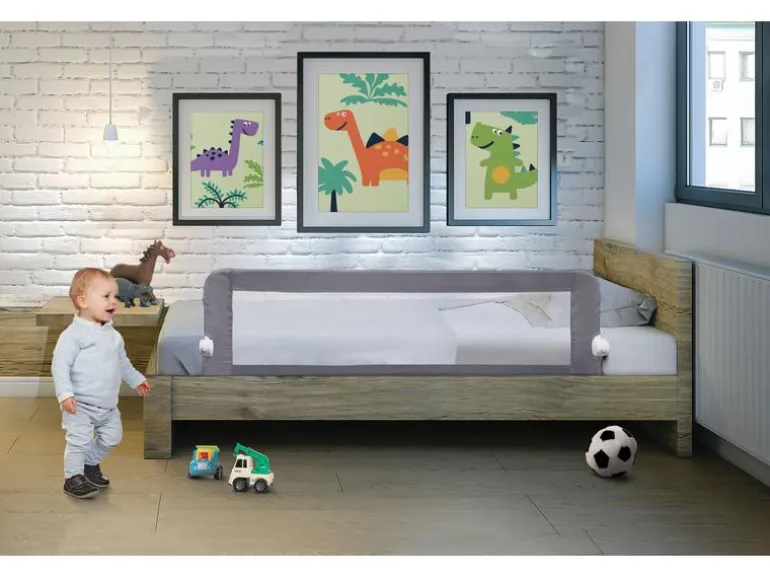 DREAMBABY Bettgitter Nicole Grau 150 x 50 cm