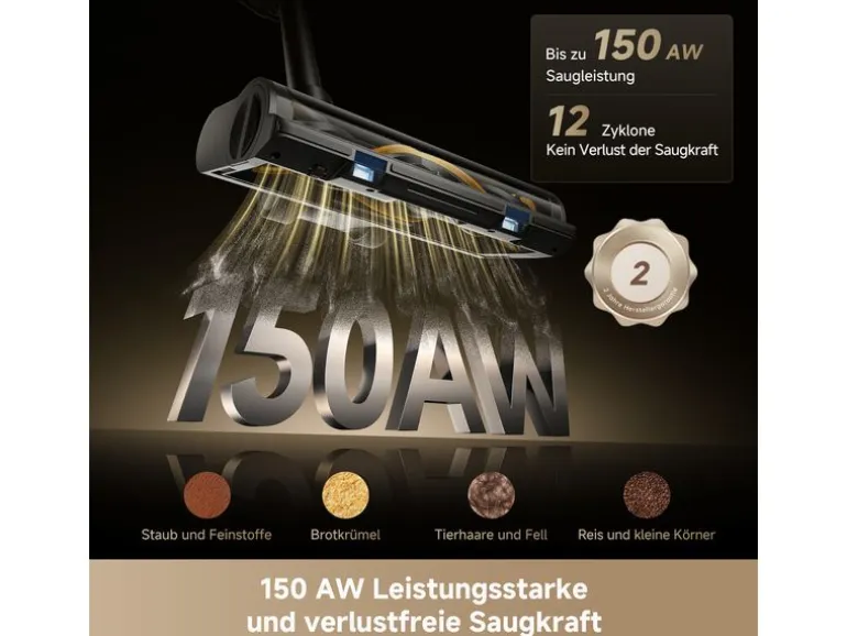 Dreame Akku-Hand- und Stielsauger R20 SE Schwarz