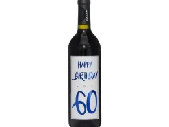 Dreams and Fantasy Geschenkidee Rotwein Happy Birthday 60 Blau, 750 ml