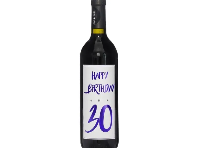 Dreams and Fantasy Geschenkidee Rotwein Happy Birthday 30 Lila, 750 ml