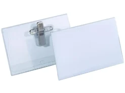 DURABLE Namensschild mit Clip 54 x 90 mm, 50 Stück
