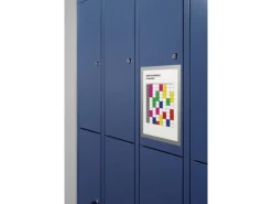 DURABLE Präsentationsrahmen Duraframe Magnetic A4 5 Stück Silber
