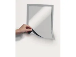 DURABLE Präsentationsrahmen Duraframe Magnetic A4 5 Stück Silber