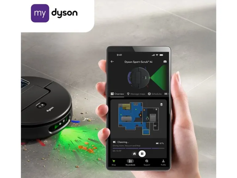 Dyson Saug- und Wischroboter Spot+Scrub Ai Schwarz