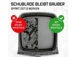 EASYmaxx Dauerbackfolie quadratisch 2 Stück