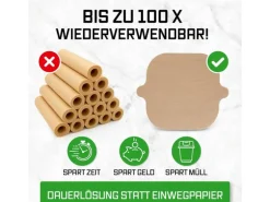 EASYmaxx Dauerbackfolie quadratisch 2 Stück