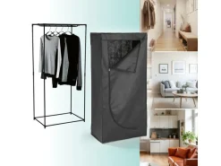 EASYmaxx Kleiderschrank faltbar & kompakt 70 cm x 148 cm, 1 Stück