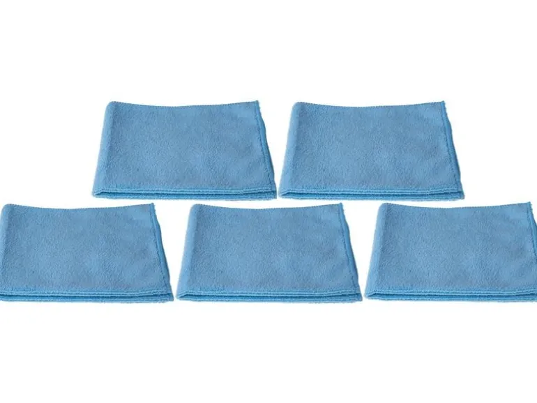 Edi Baur Mikrofaser-Reinigungstuch Universal 5 Stück, Blau