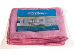 Edi Baur Mikrofaser-Reinigungstuch Universal 5 Stück, Rosa