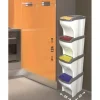 Edi Baur Mülltrennsystem Poker 4 x 20 l 80 l, Mehrfarbig