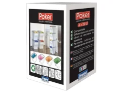 Edi Baur Mülltrennsystem Poker 4 x 20 l 80 l, Mehrfarbig