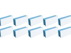 Edi Baur Schwamm Basic 10 Stück, Blau/Weiss