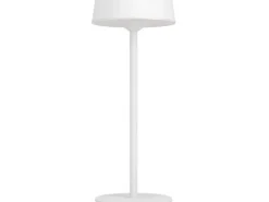 EGLO Leuchten Akku-Tischleuchte Simeri SOLAR-LED – Touch Weiss