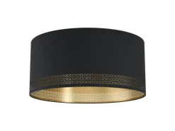 EGLO Leuchten Deckenleuchte ESTEPERRA 1x E27, Schwarz/Gold