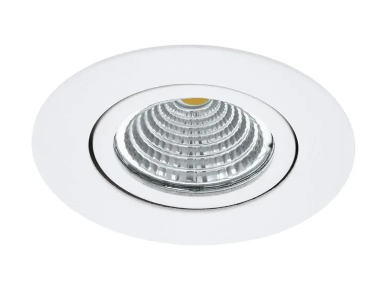 EGLO Leuchten Einbauspot Saliceto 1 Rund 1x 6 W 2700 K, Weiss