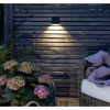 EGLO Leuchten Gartenlicht Solar Wandleuchte Schwarz