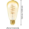 EGLO Leuchten Lampe 4 W E27 Warmweiss