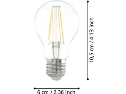 EGLO Leuchten Lampe 7 W E27 Warmweiss