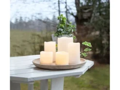 EGLO Leuchten LED-Kerzen Set SOLAR 5 Stück, Beige
