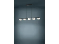 EGLO Leuchten LED-Pendelleuchte COPILLOS LED 5 x 5.4W 3000K Silber