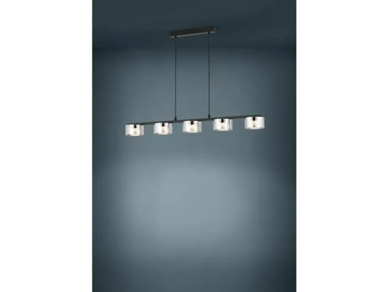 EGLO Leuchten LED-Pendelleuchte COPILLOS LED 5 x 5.4W 3000K Silber