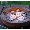 EGLO Leuchten LED Teelichter Set SOLAR Ø 5 x 3 cm, Weiss