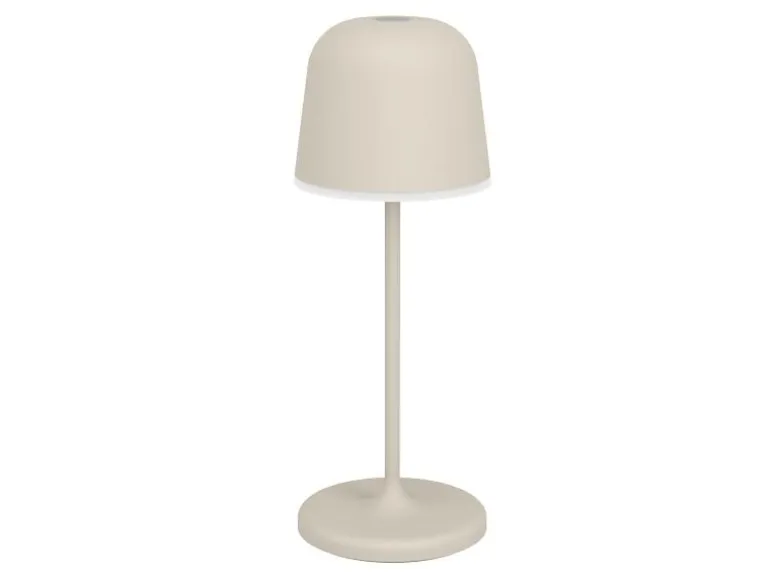 EGLO Leuchten MANNERA-S Tischlampe in/outdor LED Touch Sand Beige