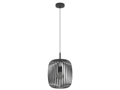 EGLO Leuchten Pendelleuchte ROMAZZINA schwarz E27