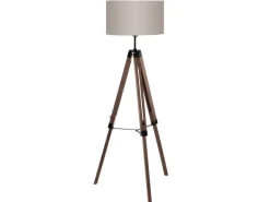 EGLO Leuchten Stehleuchte LANTADA nuss exkl. E27 1x60W