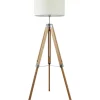 EGLO Leuchten Stehleuchte LANTADA natur exkl. E27 1x60W